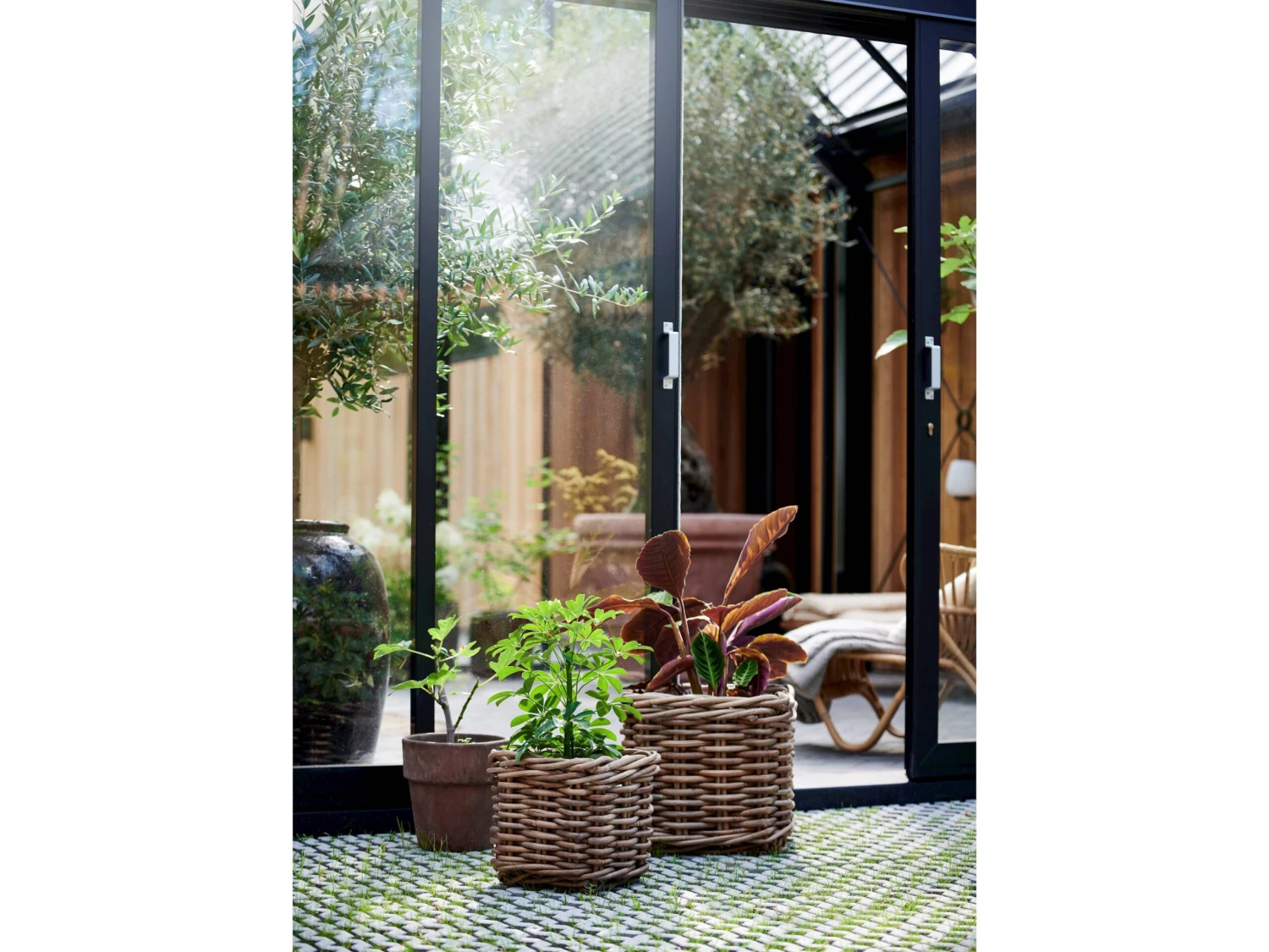 Vida Übertopf Korbgeflecht 2 Stck. – Bild 6