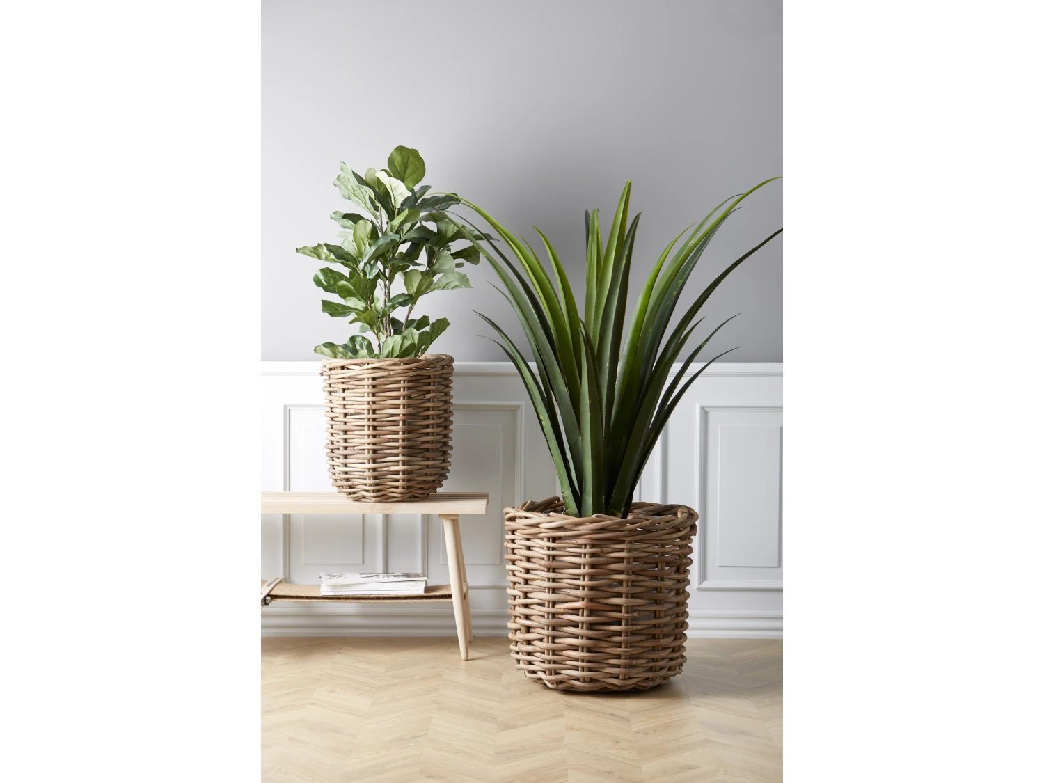 Vida Übertopf Korbgeflecht 2 Stck. – Bild 11