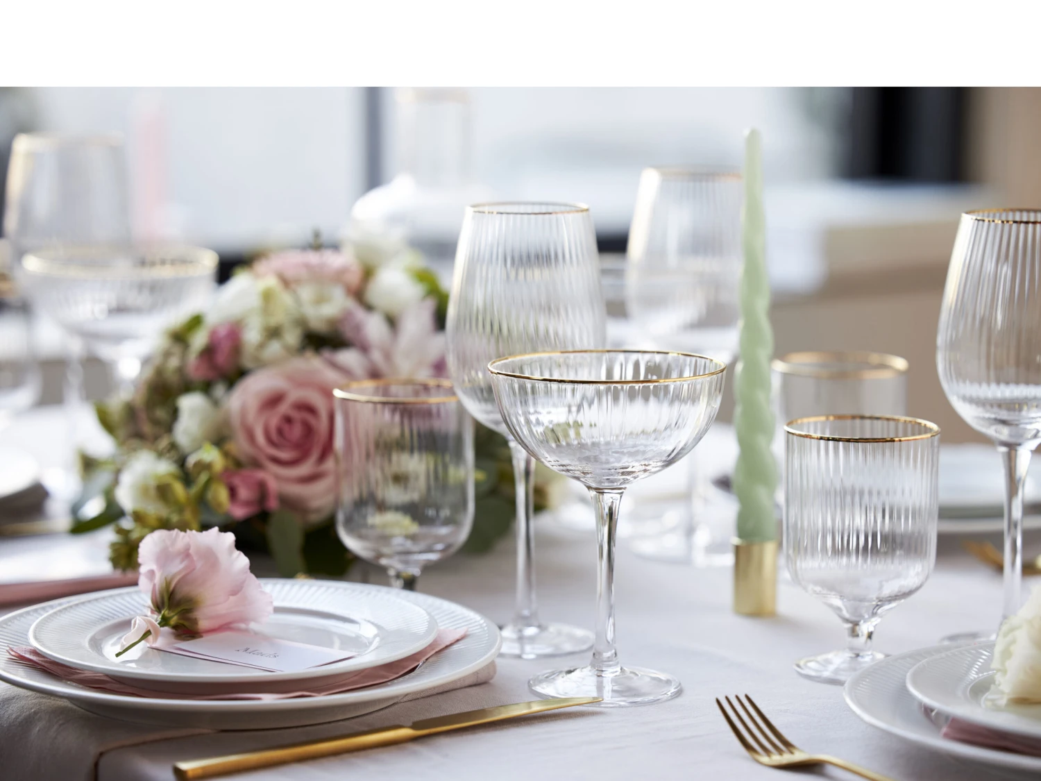 Lyngby Glas Palermo Gold Weinglas 4 Stck. – Bild 5