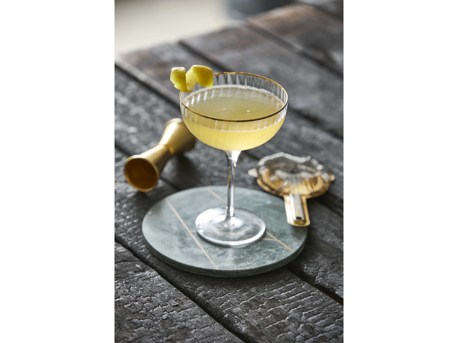 Lyngby Glas Palermo Gold Cocktailglas 4 Stck. â Bild 4