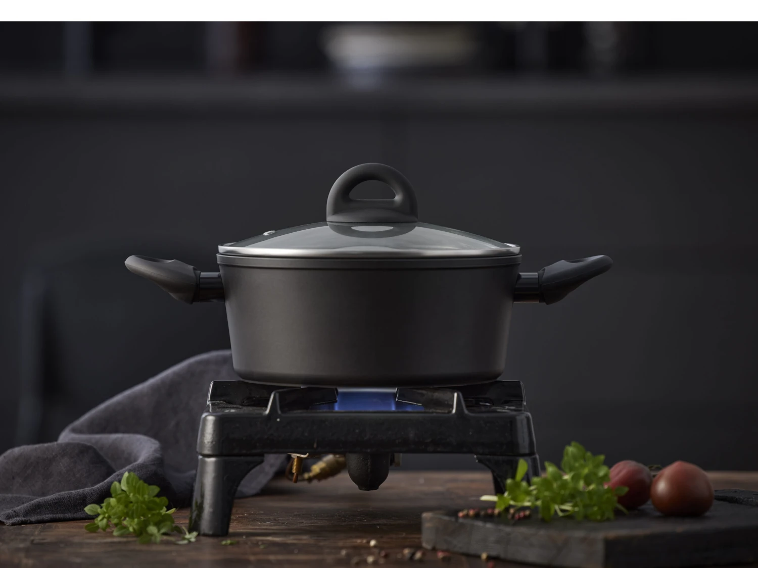 Funktion Ceramica Kochtopf Mit Glasdeckel – Bild 4