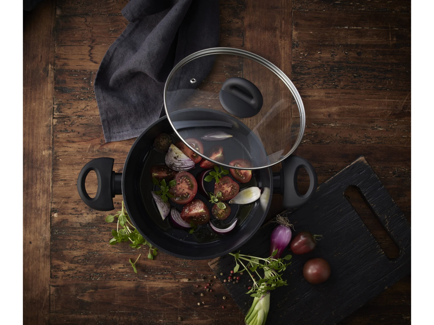 Funktion Ceramica Kochtopf Mit Glasdeckel – Bild 5