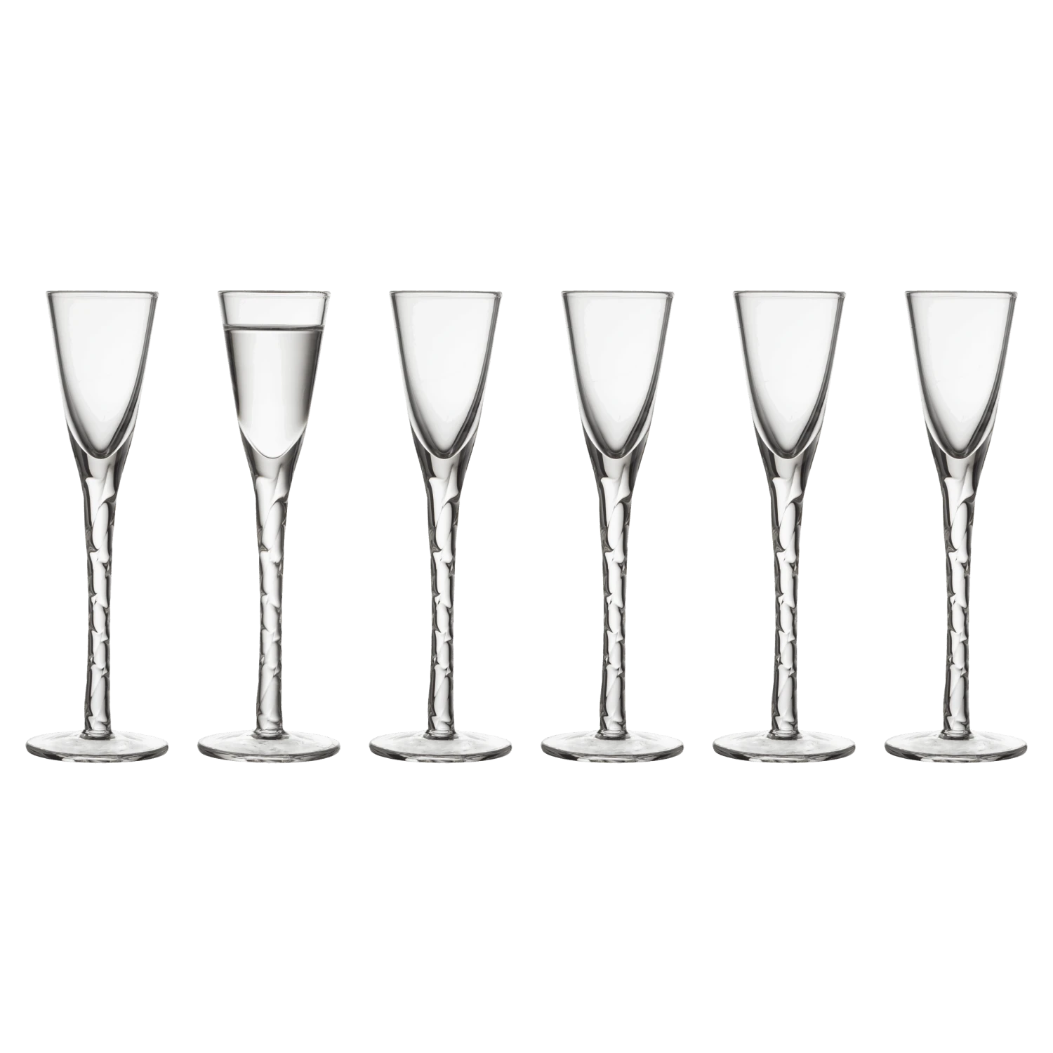 Lyngby Glas Paris Schnappsglas 6 Stck.