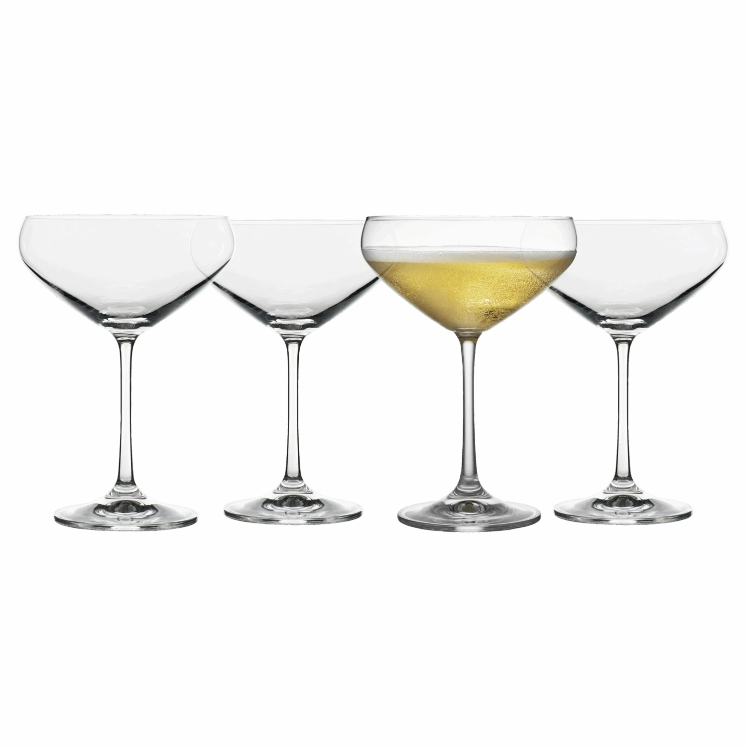 Lyngby Glas Juvel Champagner-Schale 4 Stck.