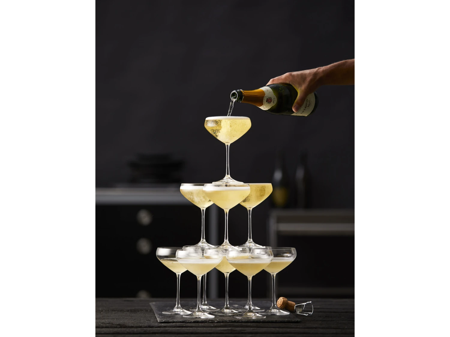 Lyngby Glas Juvel Champagner-Schale 4 Stck. – Bild 8